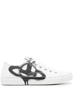 Vivienne Westwood Plimsoll 2.0 canvas sneakers - White