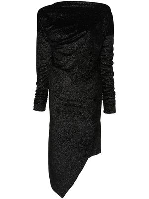 Vivienne Westwood Pre-Owned 1990s asymmetric glittered dress - Black