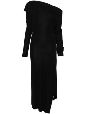 Vivienne Westwood Pre-Owned 1990s off-shoulder draped dress - Black