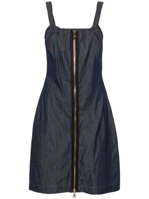 Vivienne Westwood Pre-Owned 2000s zip-up denim dress - Blue