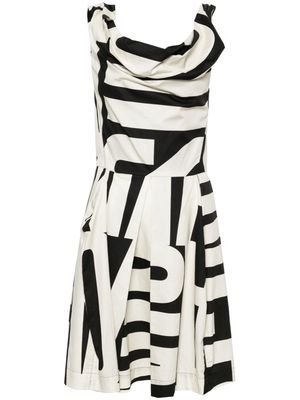 Vivienne Westwood Pre-Owned 2013-2014 abstract-print cotton dress - Black