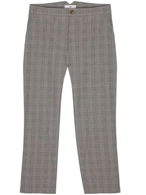 Vivienne Westwood Prince-of-Wales-check cropped trousers - Grey