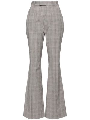 Vivienne Westwood Ray Prince of Wales-print flared trousers - Grey