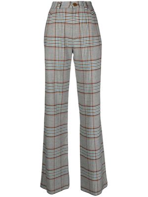 Vivienne Westwood Ray tartan check-pattern trousers - Blue