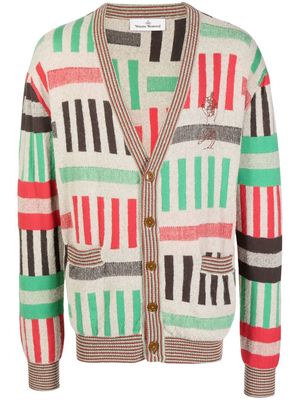 Vivienne Westwood Rug v-neck cardigan - Multicolour