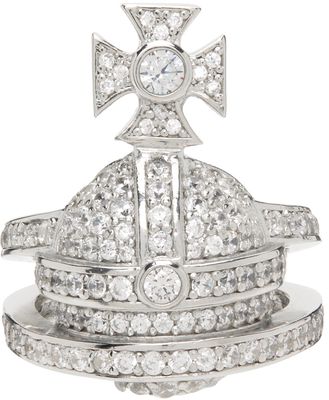 Vivienne Westwood Silver Orb Ring
