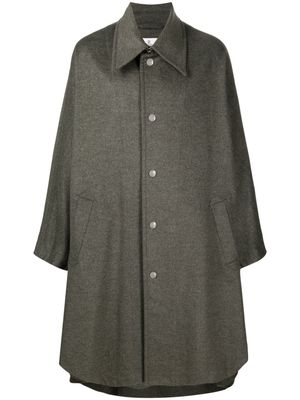 Vivienne Westwood single-breasted draped coat - Green