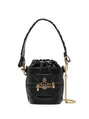 Vivienne Westwood small Kitty bucket bag - Black