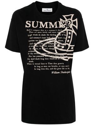 Vivienne Westwood Summer cotton T-shirt - Black