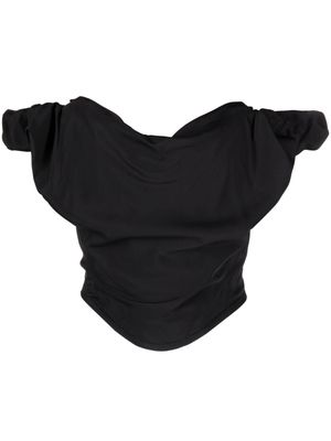Vivienne Westwood Sunday strapless corset top - Black