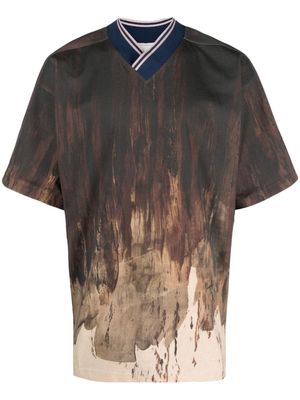 Vivienne Westwood Team hand-painted short-sleeve T-shirt - Brown