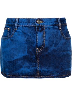 Vivienne Westwood tie-dye denim miniskirt - Blue