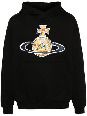 Vivienne Westwood Time Machine cotton hoodie - Black