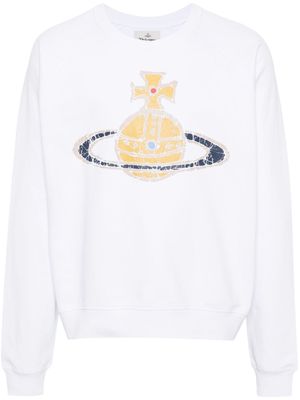 Vivienne Westwood Time Machine Orb-print sweatshirt - White