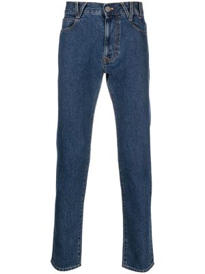Vivienne Westwood VW-print tapered-leg jeans - Blue