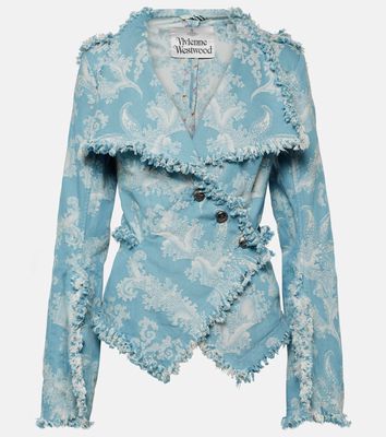 Vivienne Westwood Worth More jacquard denim jacket