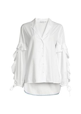 Vivona Ruffled Cotton Tunic
