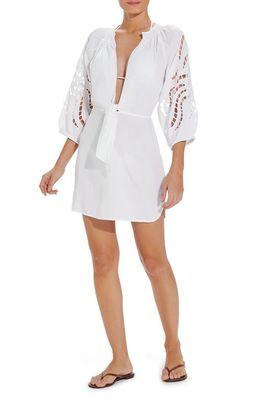 ViX Swimwear Alice Cover-Up Dress in Off White