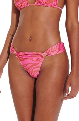 ViX Swimwear Diani Bia Tube Bikini Bottoms in Pink Multi
