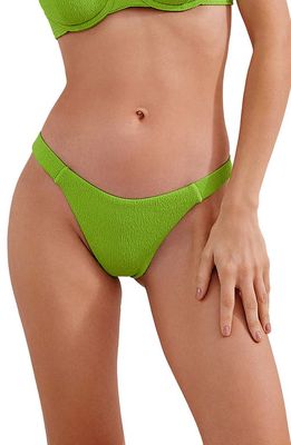 ViX Swimwear Firenze Fany High Cut Bikini Bottoms in Light Green