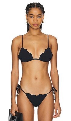 Vix Swimwear Firenze Lou Paral Bikini Top in Black