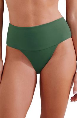 ViX Swimwear Jessica Hot Pants Bikini Bottoms in Green