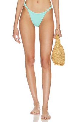 Vix Swimwear Lizzy Bikini Bottom Brazilian in Teal