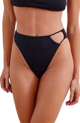 ViX Swimwear Nara Solid Hot Bikini Bottoms in Black