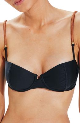 ViX Swimwear Nissi Underwire Bikini Top in Black