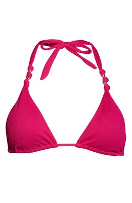 ViX Swimwear Paula Firenze Halter Swim Top in Pink