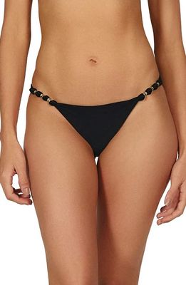 ViX Swimwear Paula Knotted Bikini Bottoms in Black