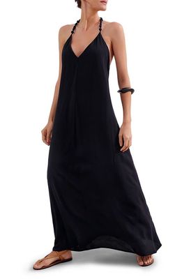 ViX Swimwear Remi Cover-Up Maxi Dress in Black