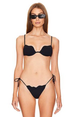 Vix Swimwear x Barbara Palvin Firenze Lou Top in Black