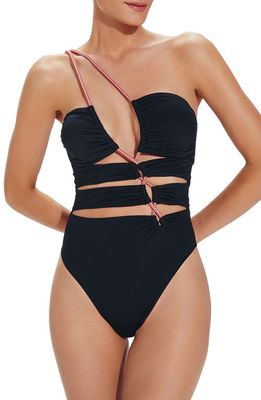 ViX Swimwear Zaila Cutout One-Piece Swimsuit in Black