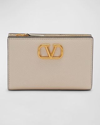 VLOGO Flap Leather Wallet