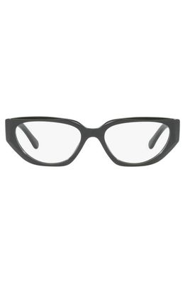 VOGUE 50mm Cat Eye Reading Glasses in Dark Green