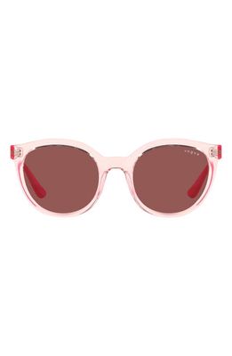 VOGUE 50mm Oval Sunglasses in Trans Pink