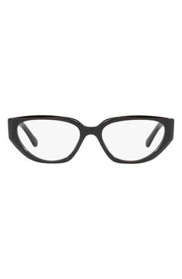 VOGUE 52mm Cat Eye Reading Glasses in Black