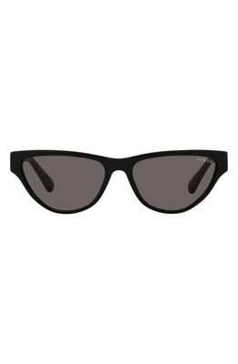 VOGUE 52mm Cat Eye Sunglasses in Black