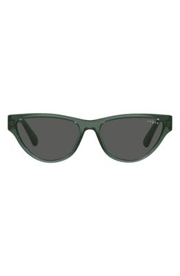 VOGUE 52mm Cat Eye Sunglasses in Dark Grey