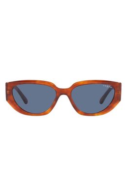 VOGUE 52mm Oval Sunglasses in Mustard