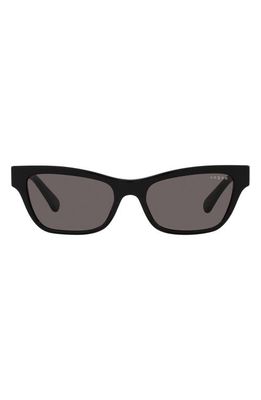 VOGUE 53mm Pillow Sunglasses in Black