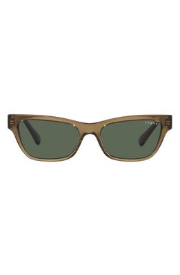 VOGUE 53mm Pillow Sunglasses in Dark Green