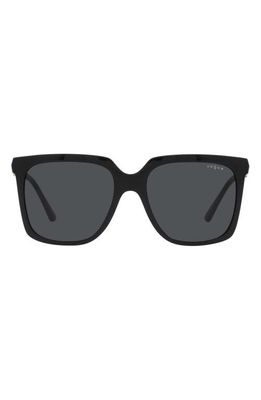 VOGUE 54mm Square Sunglasses in Black