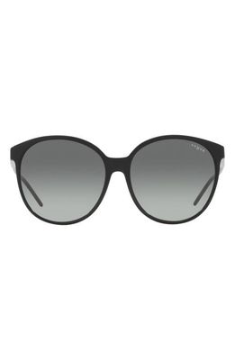 VOGUE 56mm Gradient Phantos Sunglasses in Black