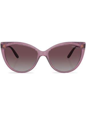 Vogue Eyewear gradient-lenses cat-eye sunglasses - 276162 Transparent Purple