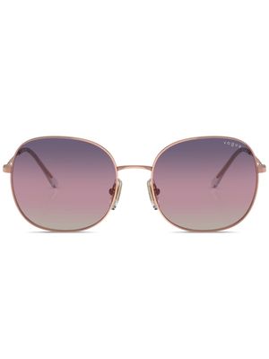 Vogue Eyewear gradient-lenses round-frame sunglasses - 5152U6 Rose Gold