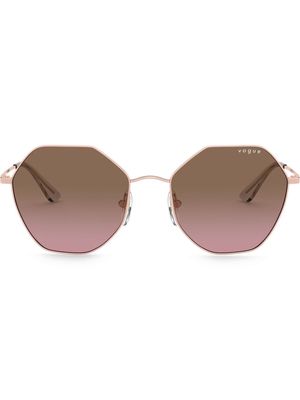 Vogue Eyewear hexagon frame sunglasses - Gold