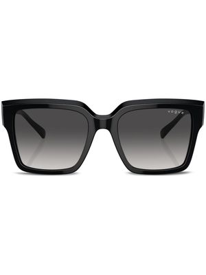 Vogue Eyewear logo-print square-frame sunglasses - Black