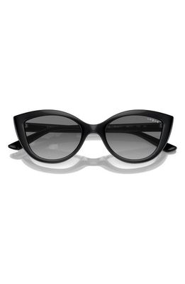 VOGUE Kids' 46mm Gradient Cat Eye Sunglasses in Black